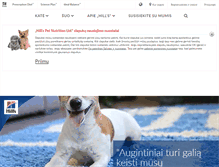 Tablet Screenshot of hillspet.lt